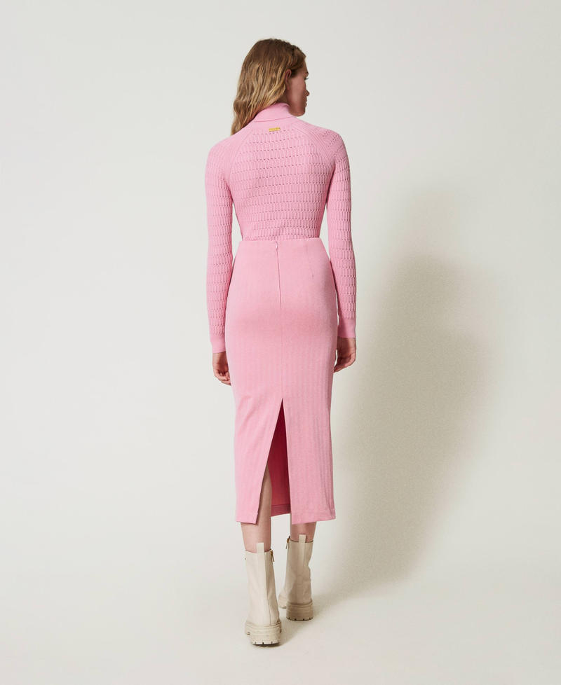 Scee By Twin Set Gonna In Tessuto Scuba Jacquard