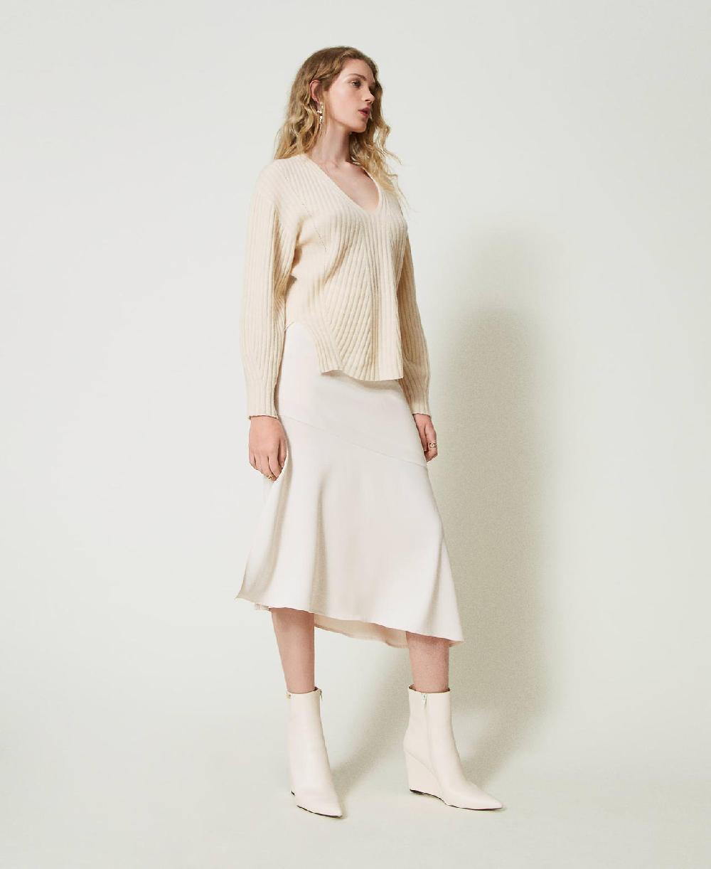 Scee By Twin Set Gonna Longuette Con Catena Oval T