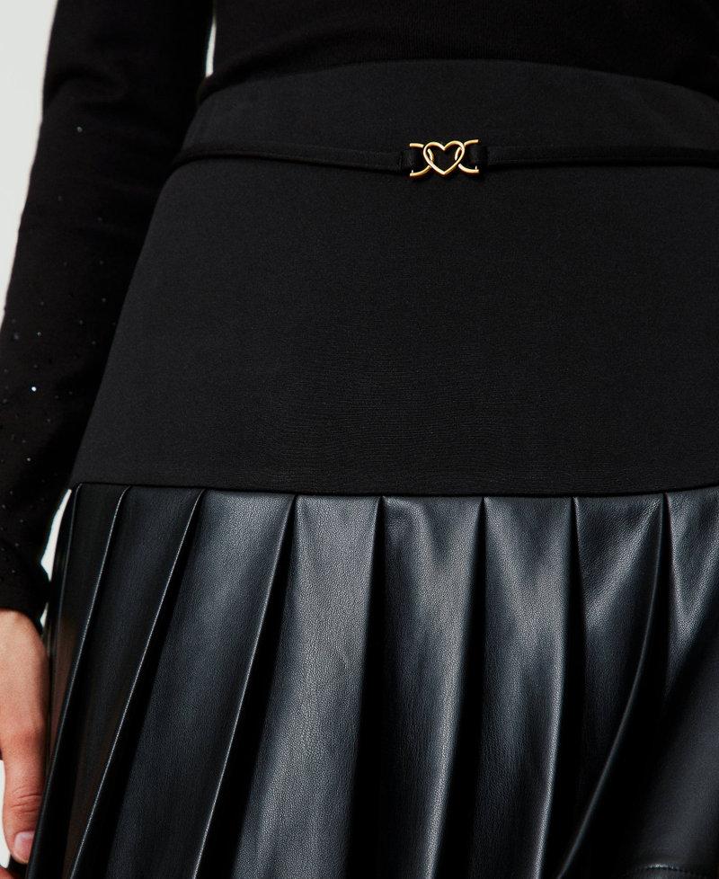 Scee By Twin Set Gonna Longuette Con Inserti