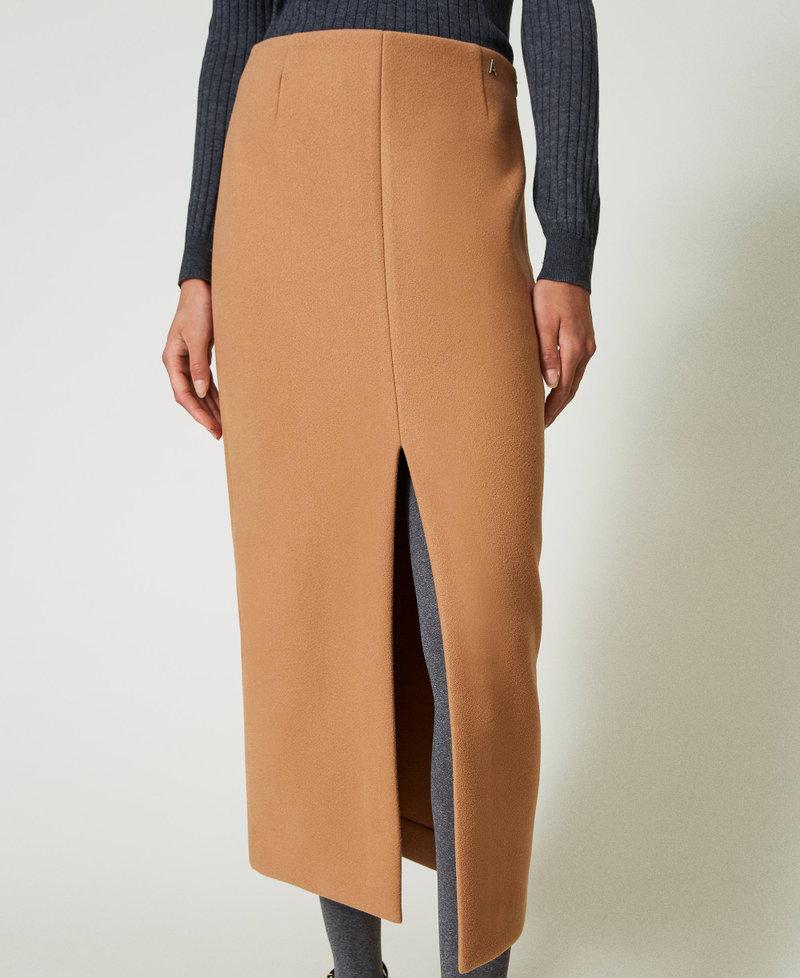 Scee By Twin Set Gonna Longuette In Panno