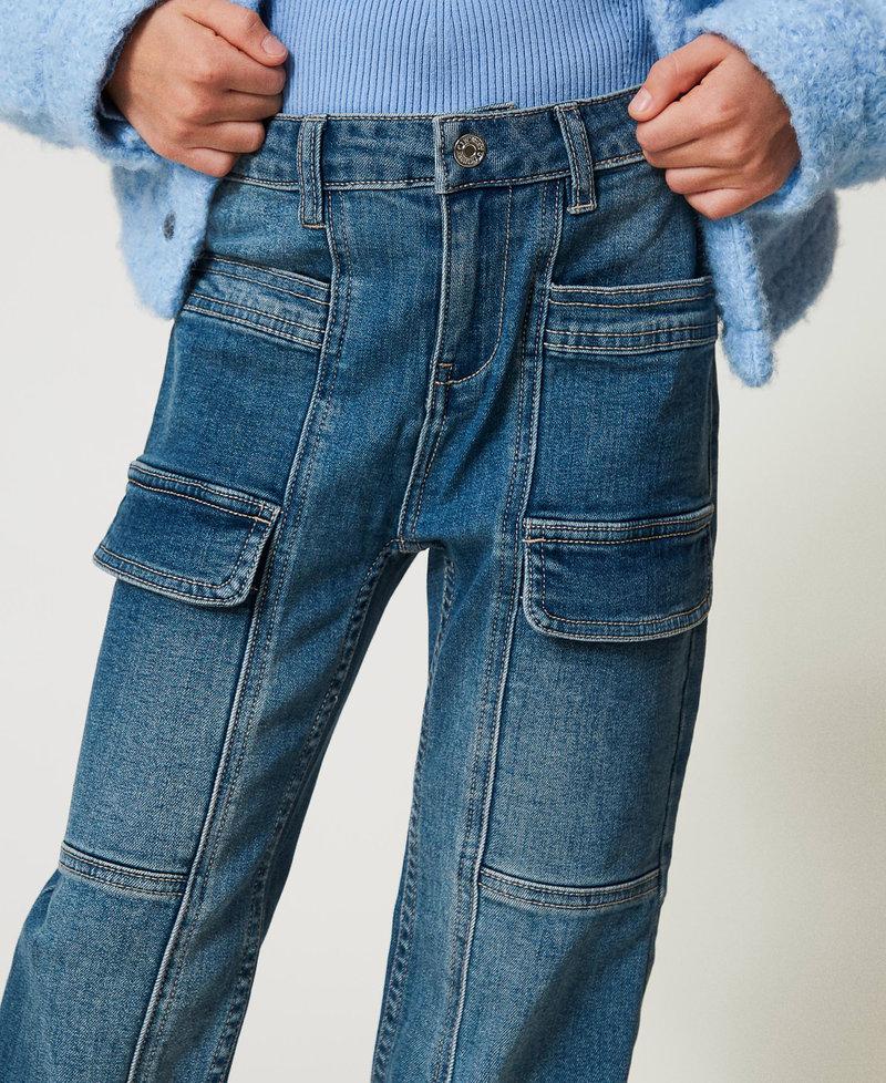 Scee By Twin Set Jeans Cargo Con Tasche