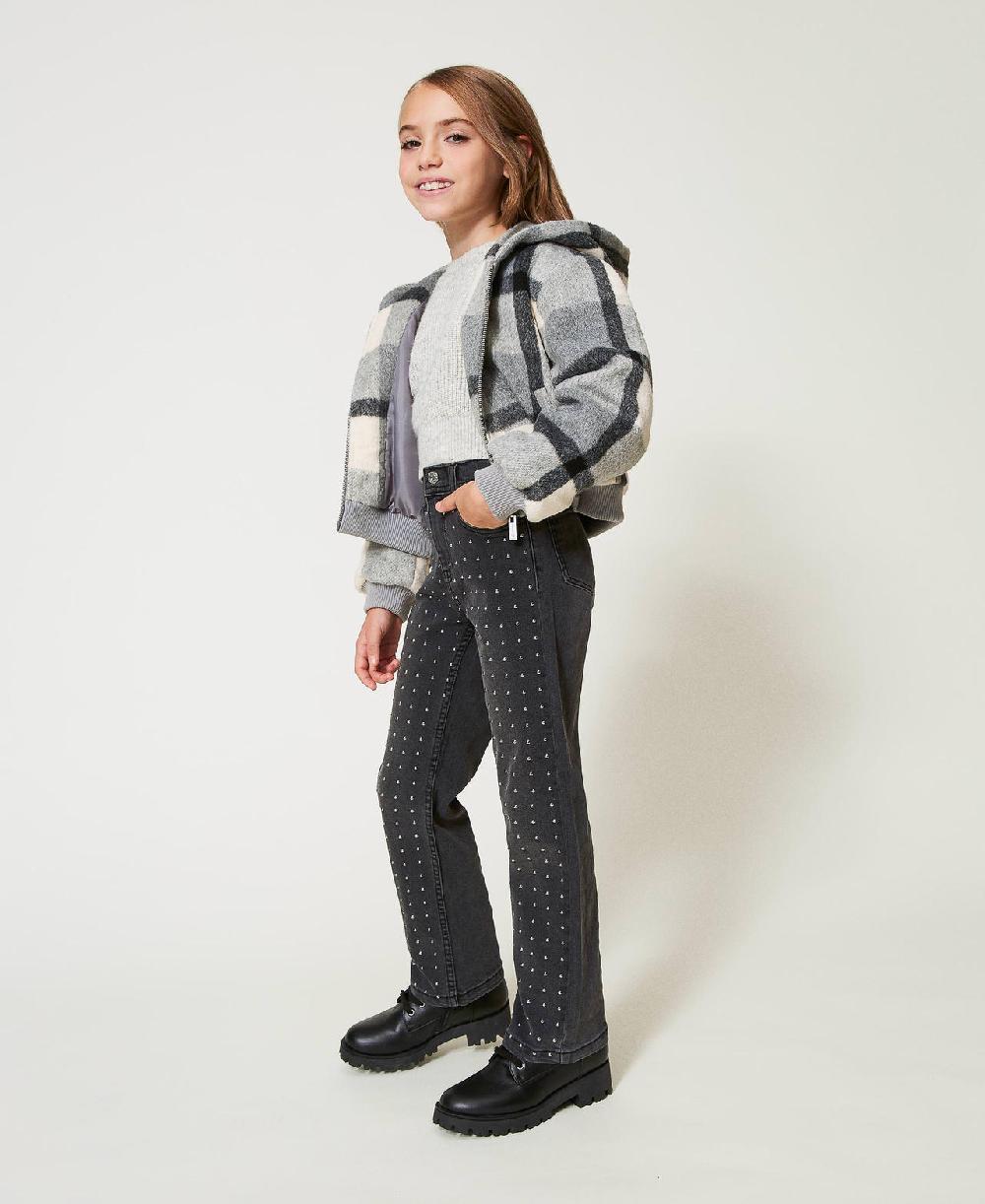 Scee By Twin Set Jeans Cinque Tasche Con Borchie