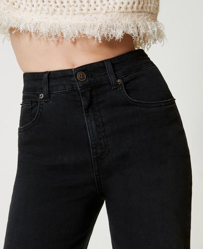 Scee By Twin Set Jeans Flare A Vita Alta