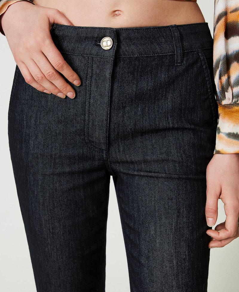 Scee By Twin Set Jeans Flare Con Piega Stirata