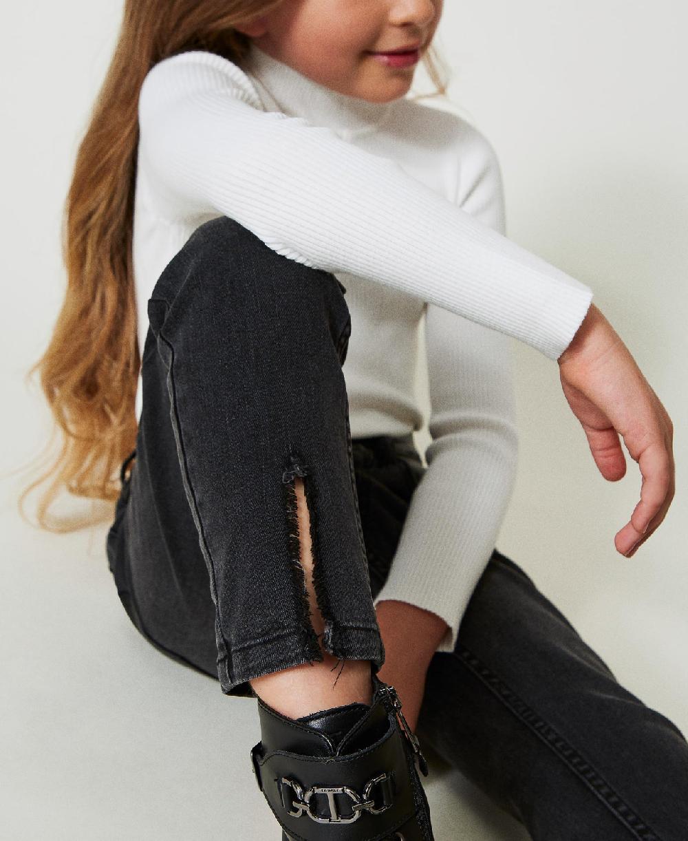 Scee By Twin Set Jeans Skinny Con Spacchi