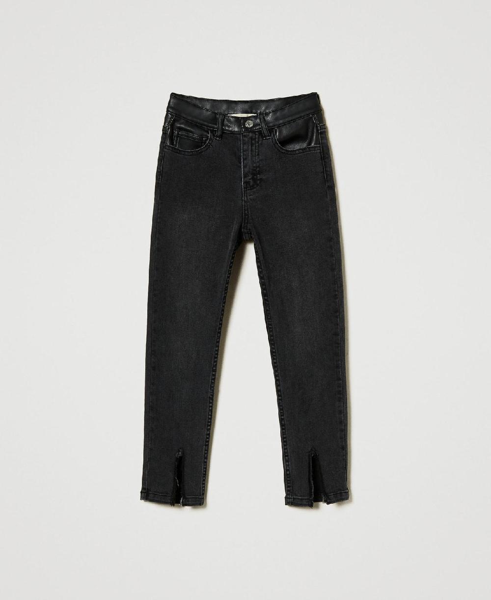 Scee by twin set Jeans skinny con spacchi