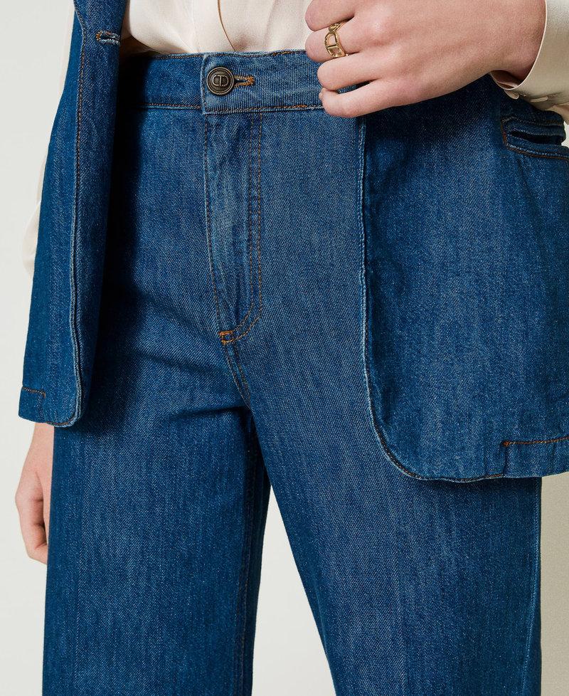 Scee By Twin Set Jeans Wide Leg Sartoriali