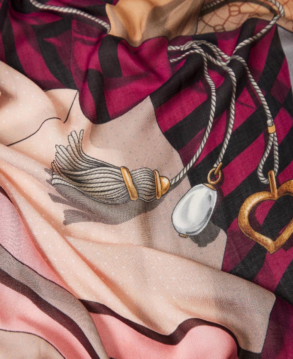 Scee By Twin Set Kefiah Con Mix Di Stampe