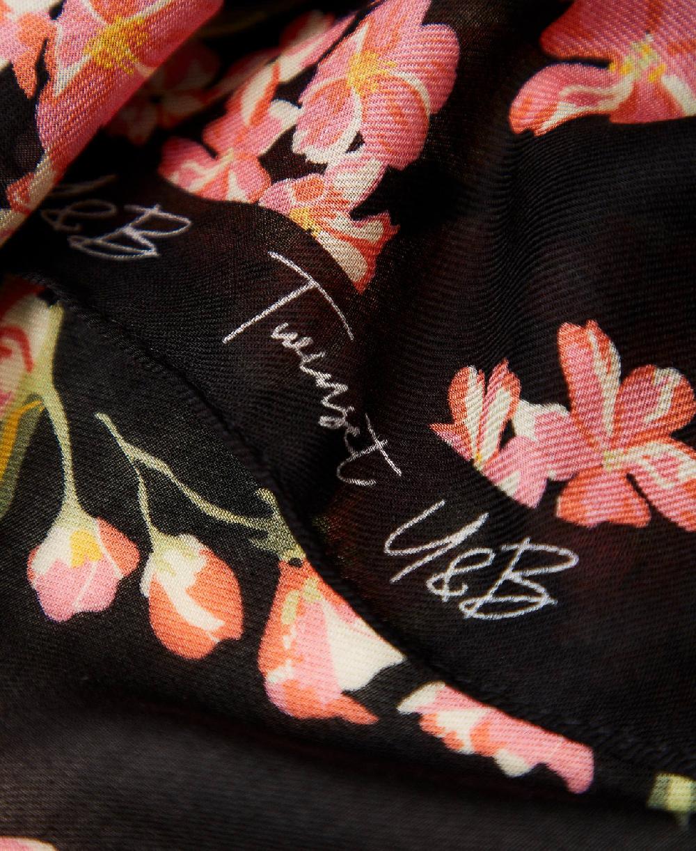 Scee By Twin Set Kefiah Con Stampa A Fiori