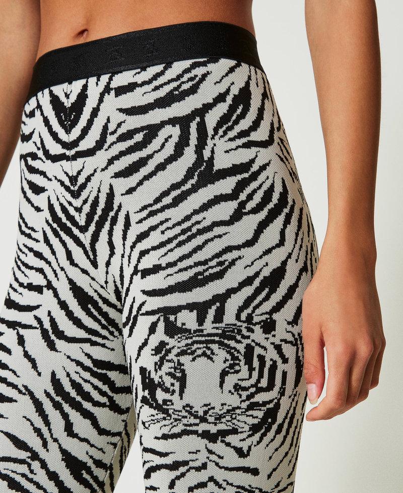 Scee By Twin Set Leggings MYFO In Maglia Jacquard