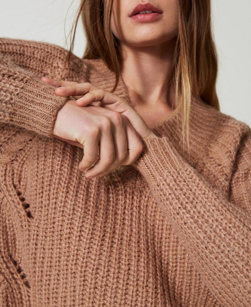 Scee By Twin Set Maglia A Coste Con Trecce