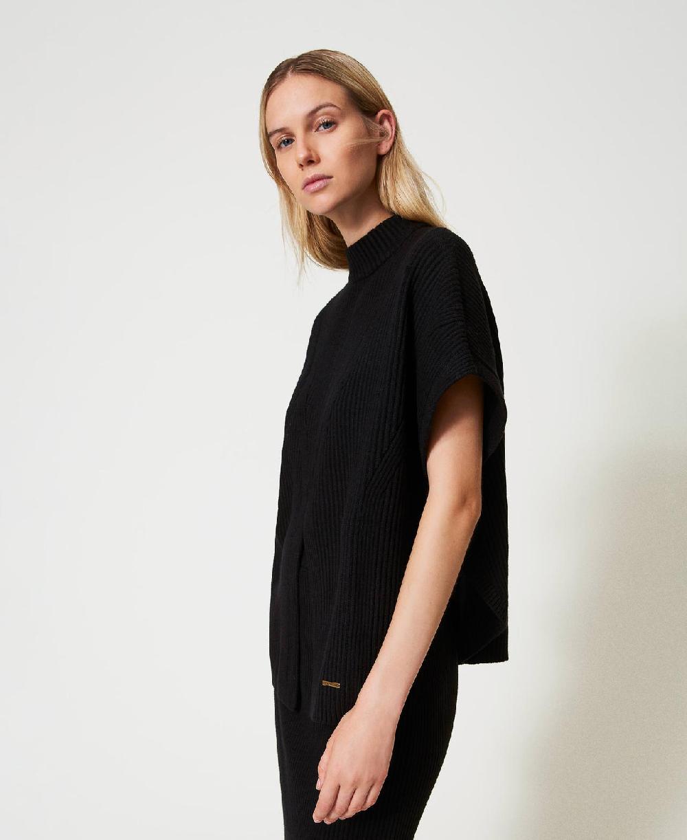 Scee By Twin Set Maglia A Poncho A Costine