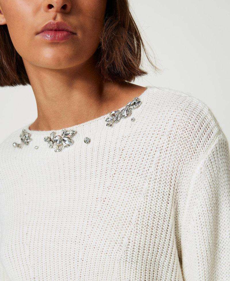 Scee By Twin Set Maglia Con Ricami Fatti A Mano