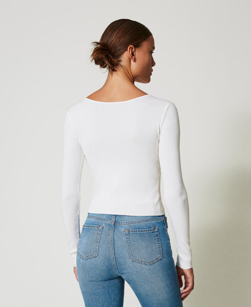 Scee By Twin Set Maglia Doppio Uso Con Oval T