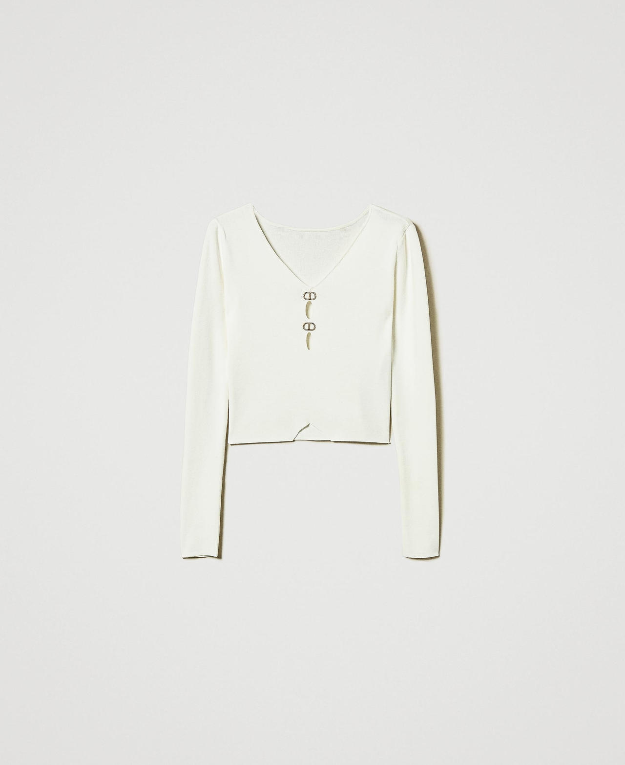 Scee by twin set Maglia doppio uso con Oval T