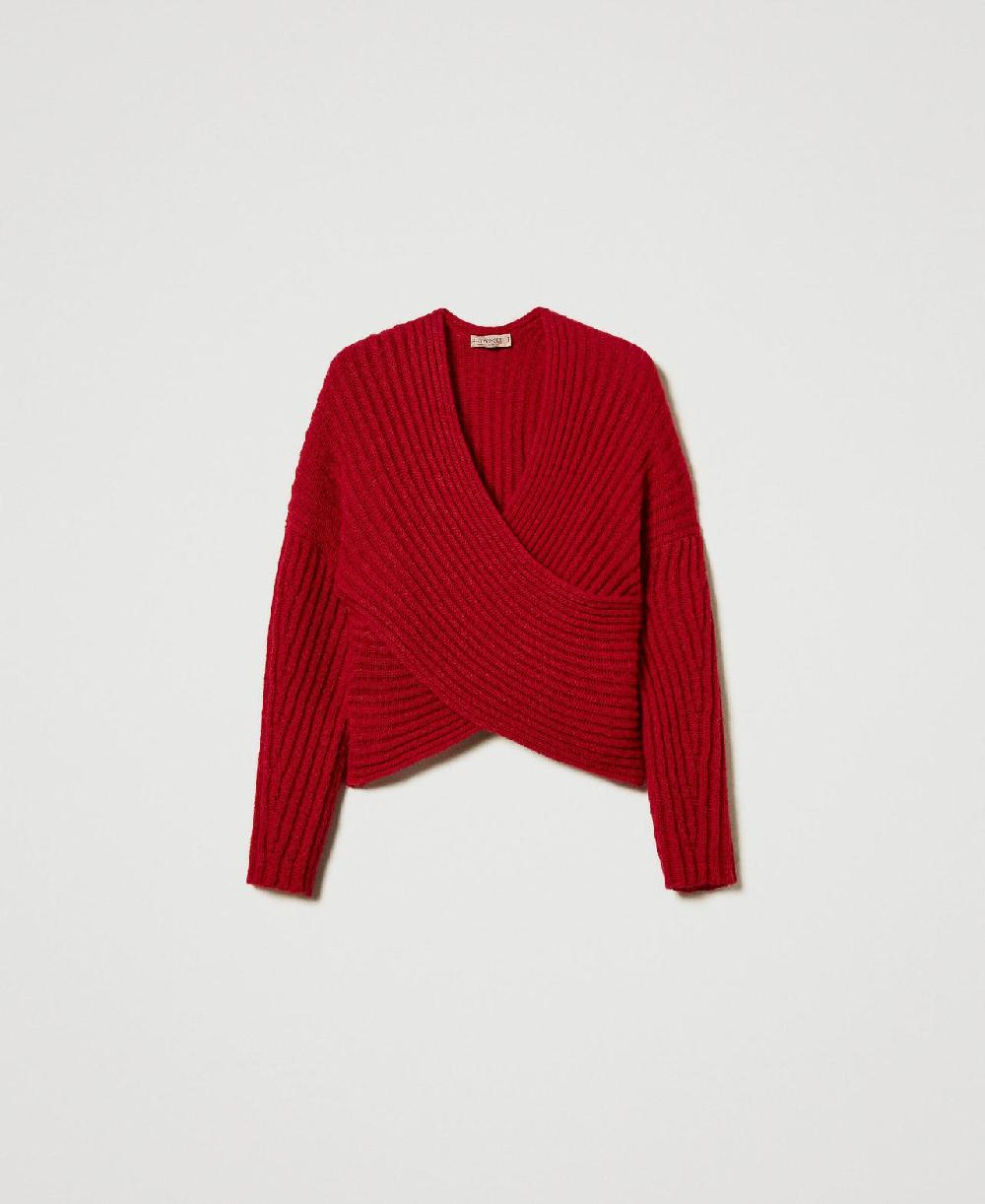 Scee by twin set Maglia doppio uso in misto mohair