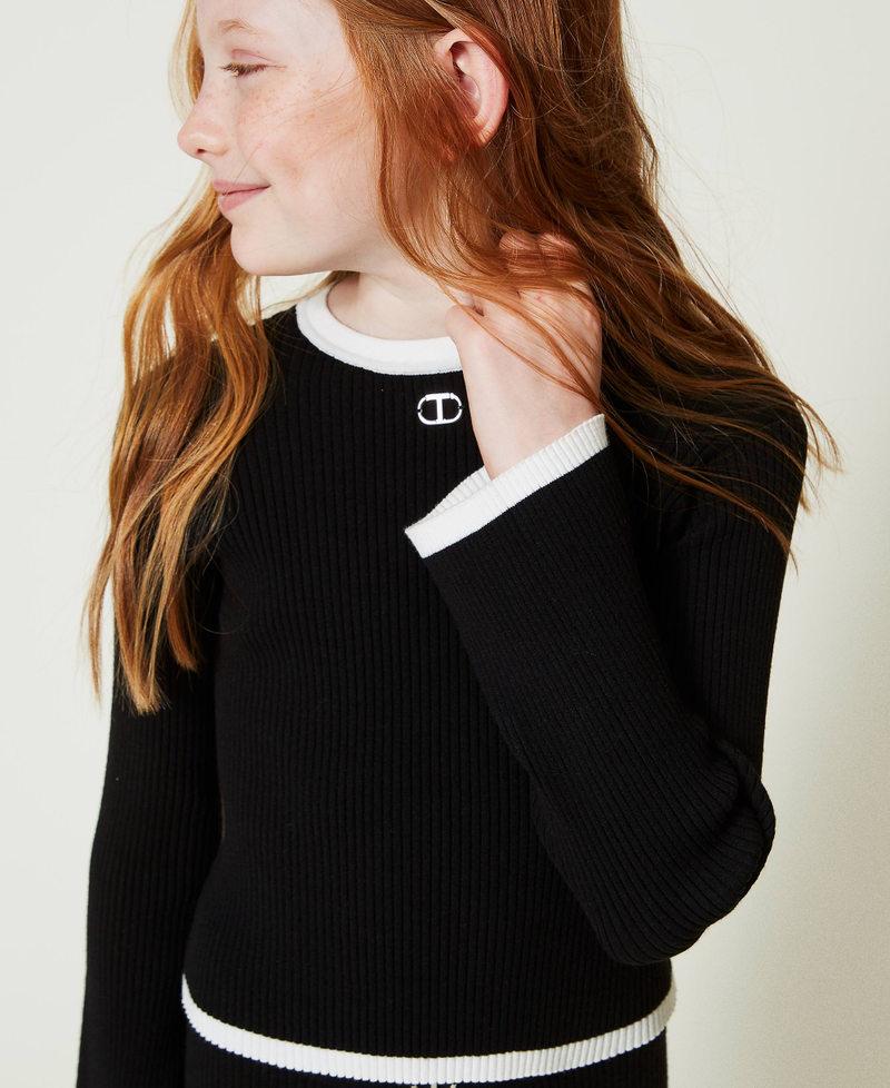 Scee By Twin Set Maglia E Pantaloni Ampi A Costine