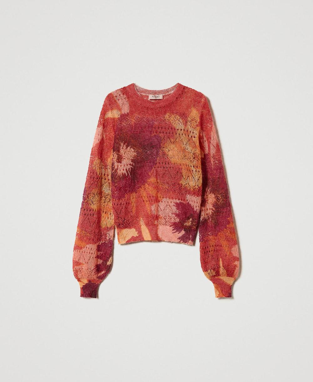 Scee by twin set Maglia in misto lana e mohair