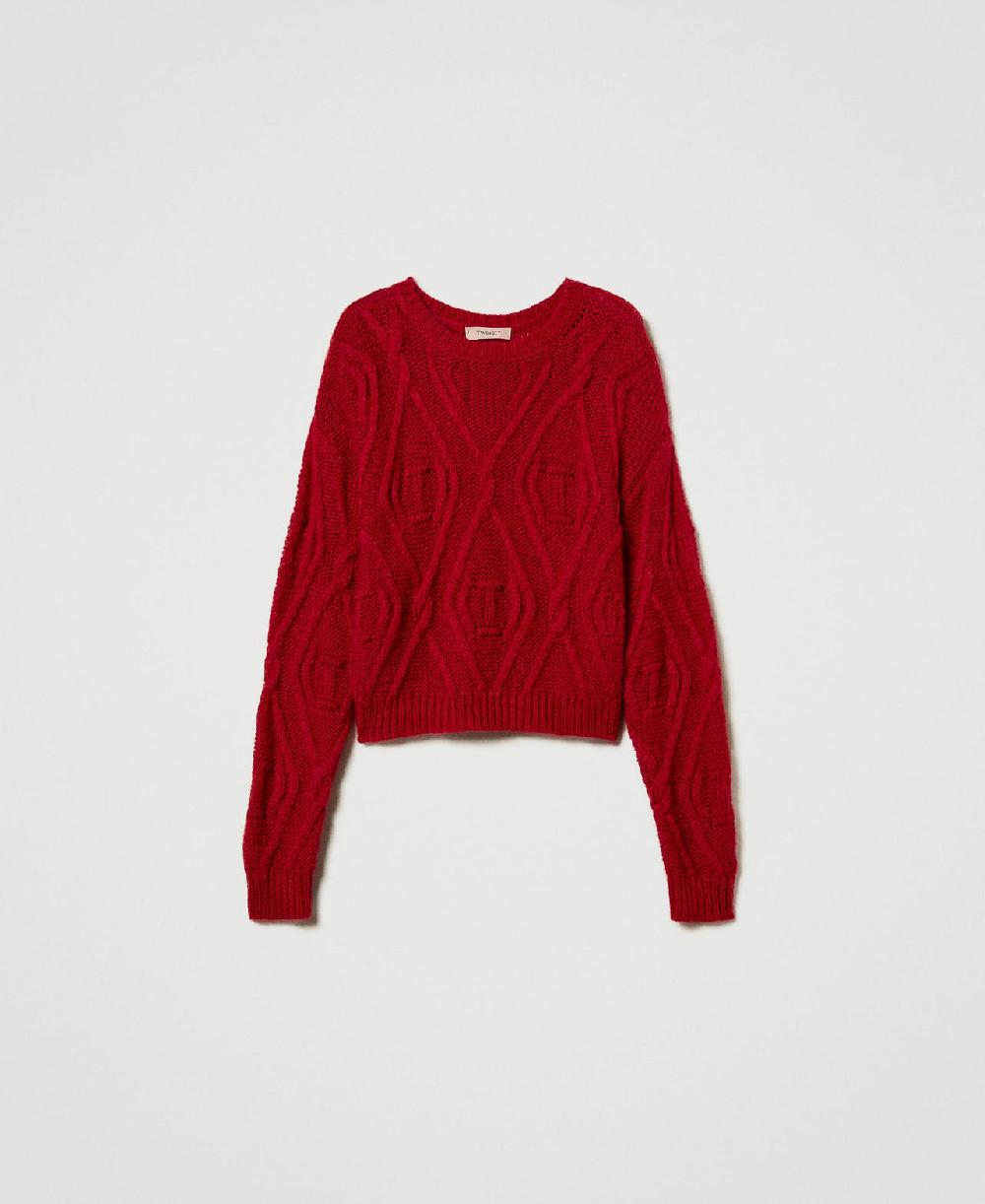 Scee by twin set Maglia in misto mohair