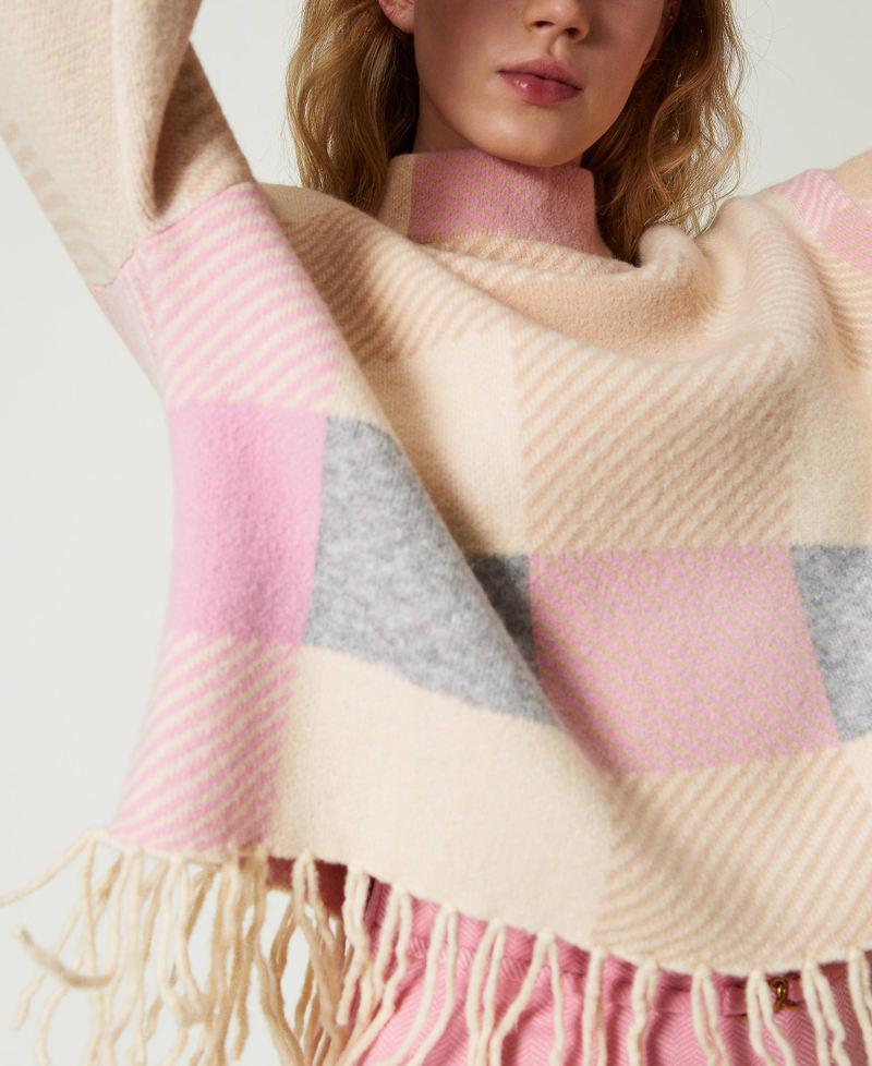 Scee By Twin Set Maglia Jacquard Con Frange