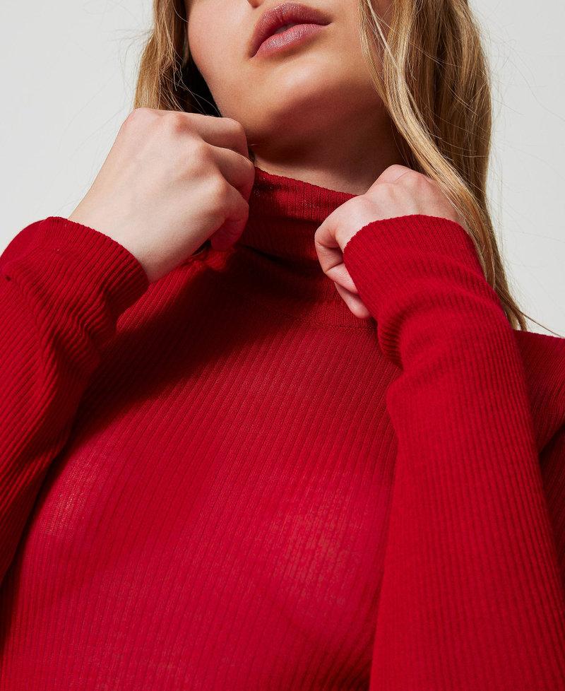 Scee By Twin Set Maglia Lupetto Fitted In Viscosa