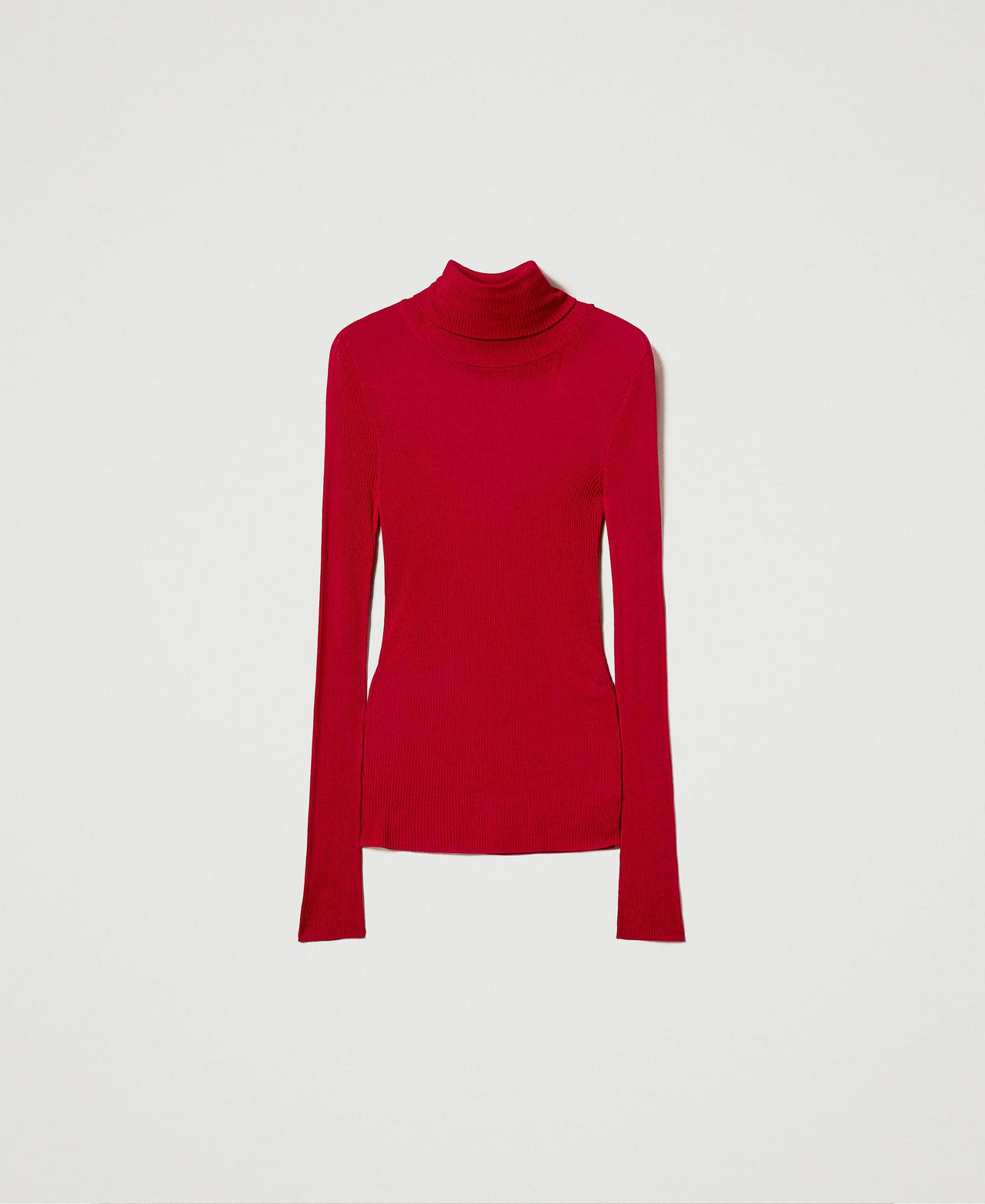 Scee by twin set Maglia lupetto fitted in viscosa