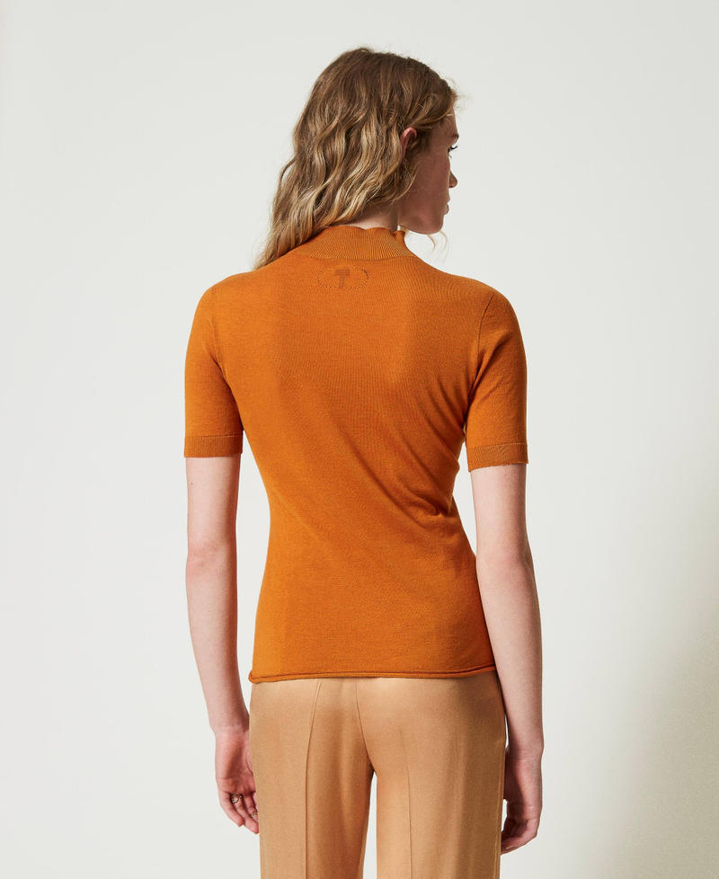 Scee By Twin Set Maglia Lupetto In Seta E Cashmere