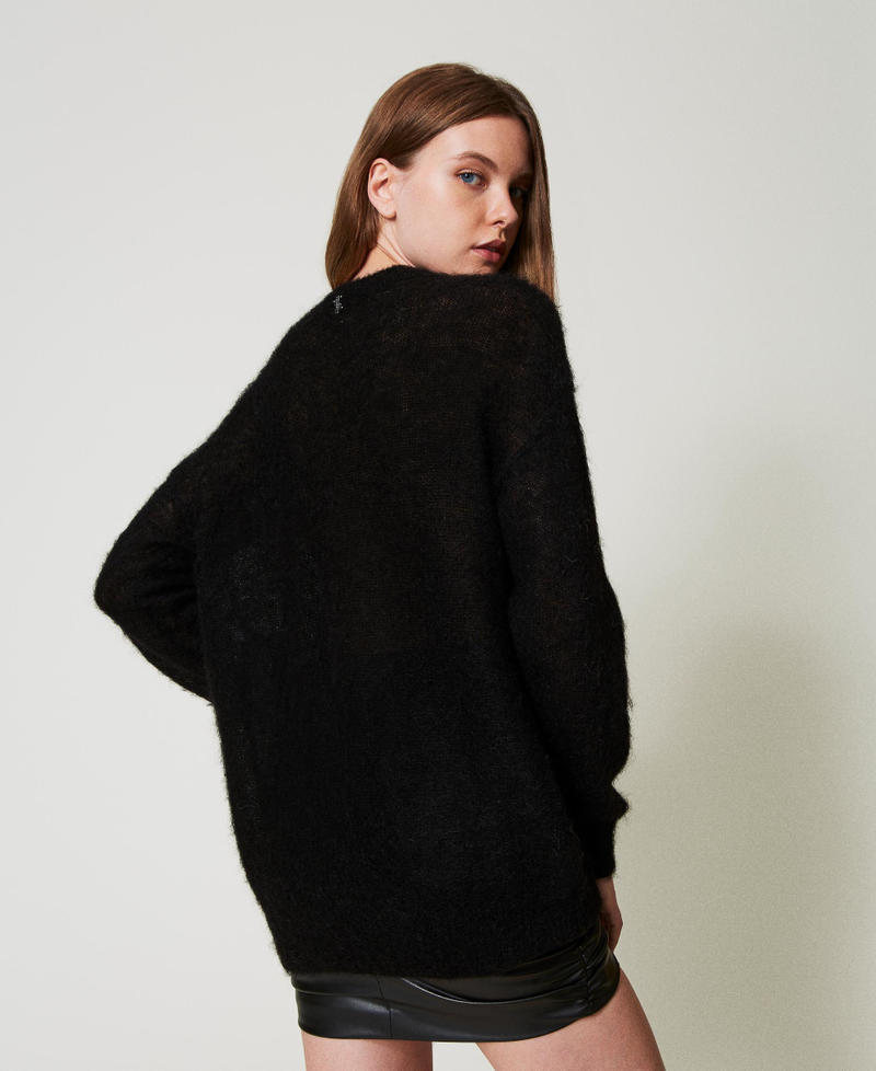 Scee By Twin Set Maglia MYFO In Lana E Mohair