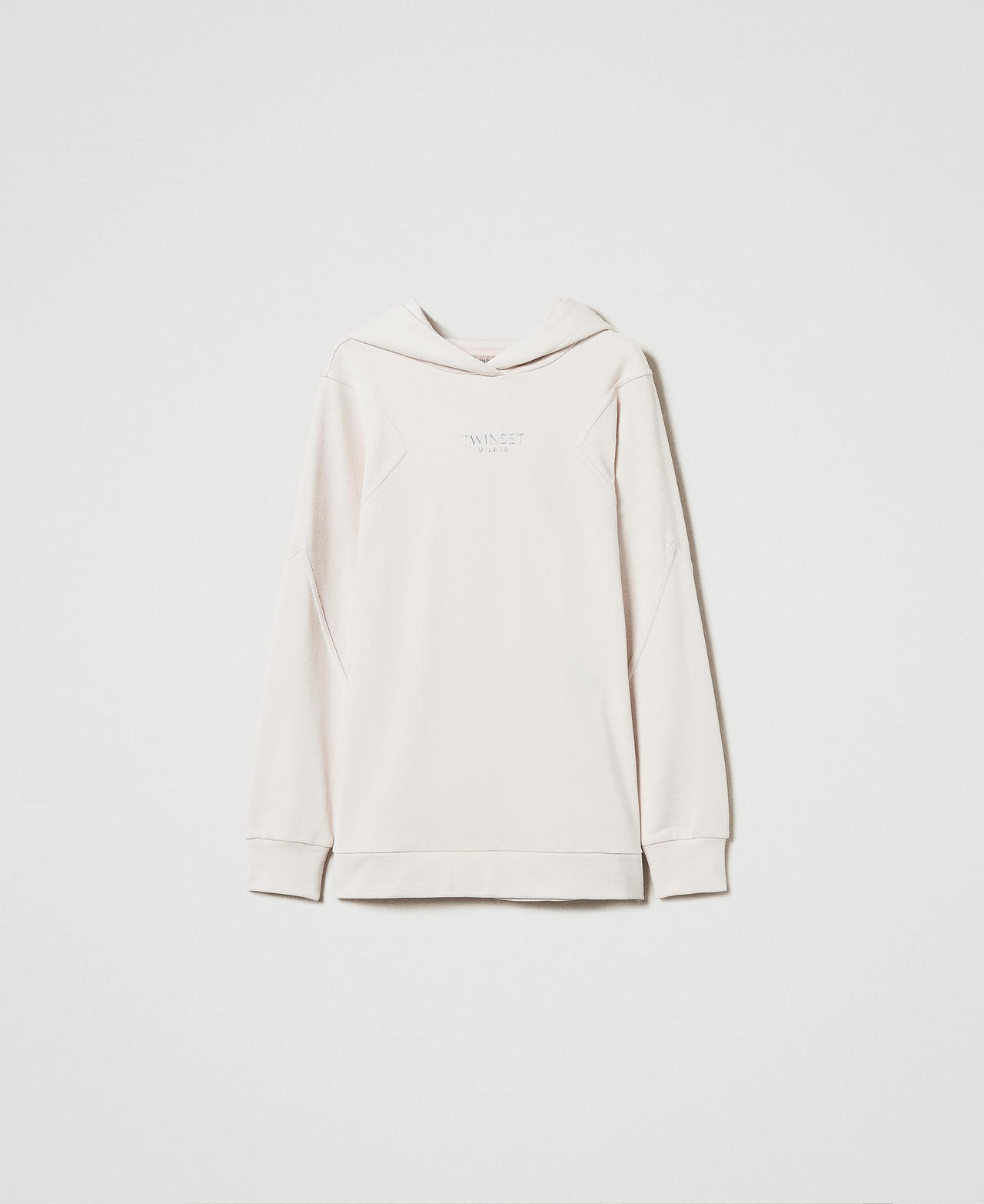 Scee by twin set Maxi felpa con logo