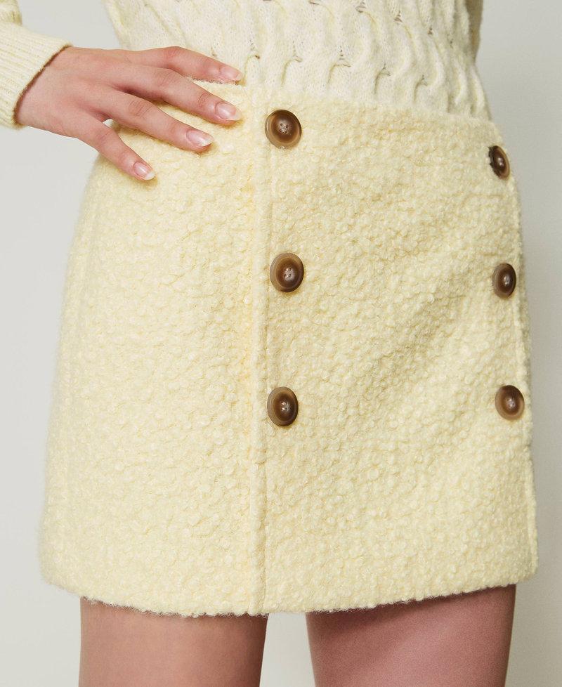 Scee By Twin Set Minigonna In Panno Arricciato