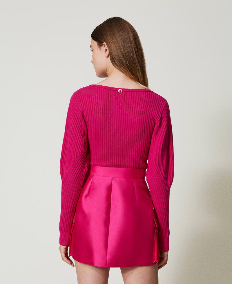 Scee By Twin Set Minigonna In Twill Mikado