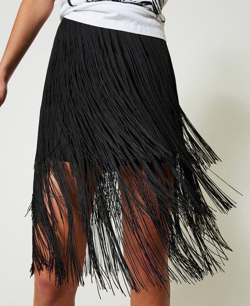 Scee By Twin Set Minigonna MYFO Con Frange