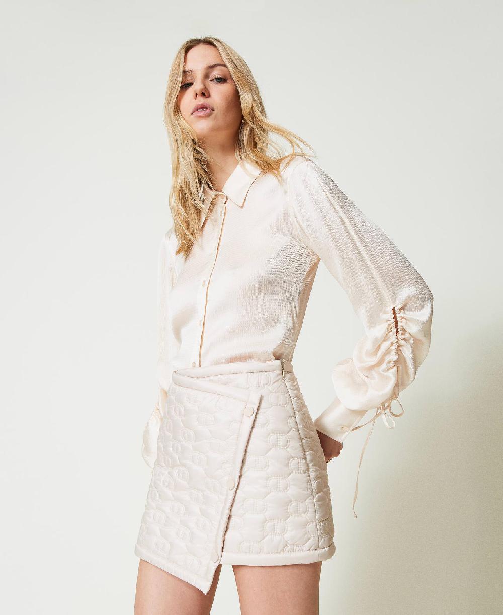 Scee By Twin Set Minigonna Trapuntata Con Oval T