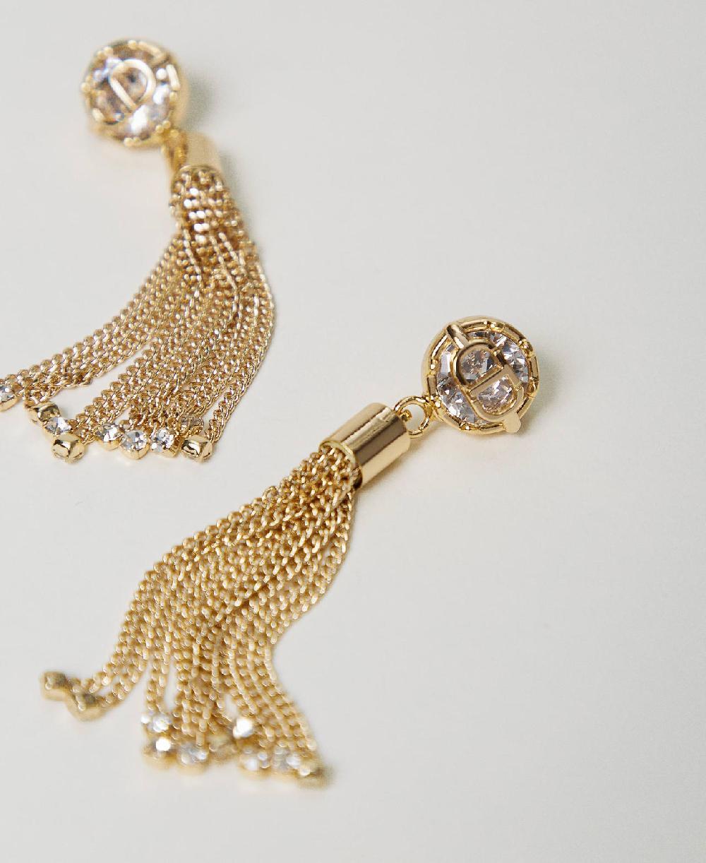 Scee By Twin Set Orecchini A Nappa Con Oval T