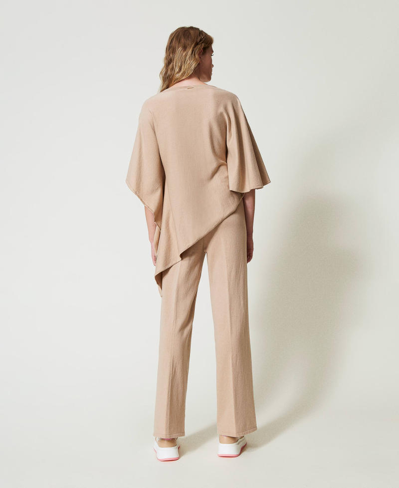 Scee By Twin Set Pantaloni A Palazzo In Maglia