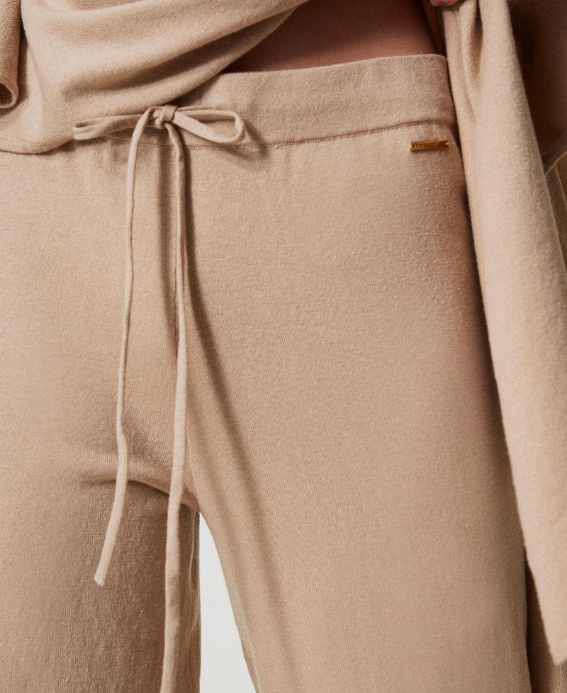 Scee By Twin Set Pantaloni A Palazzo In Maglia