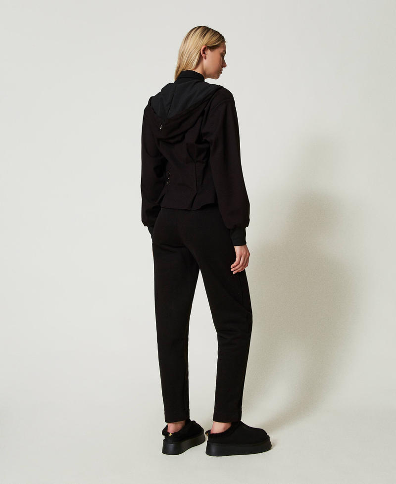 Scee By Twin Set Pantaloni A Sigaretta In Felpa