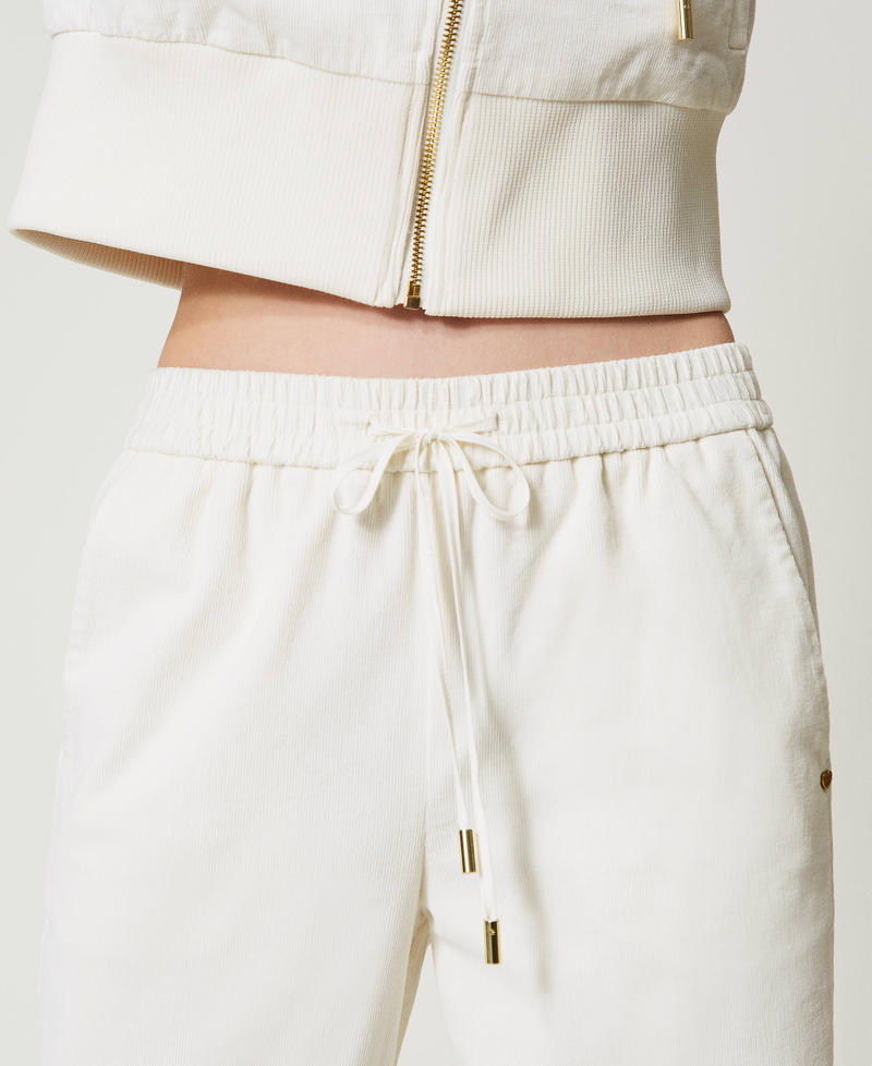 Scee By Twin Set Pantaloni Ampi In Velluto