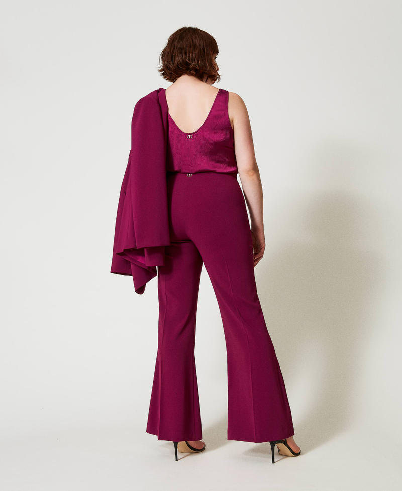 Scee By Twin Set Pantaloni Flare Con Catena Oval T