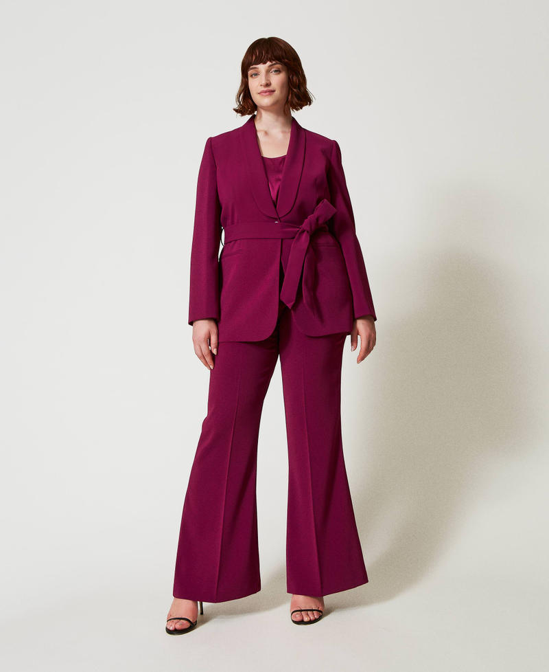 Scee By Twin Set Pantaloni Flare Con Catena Oval T