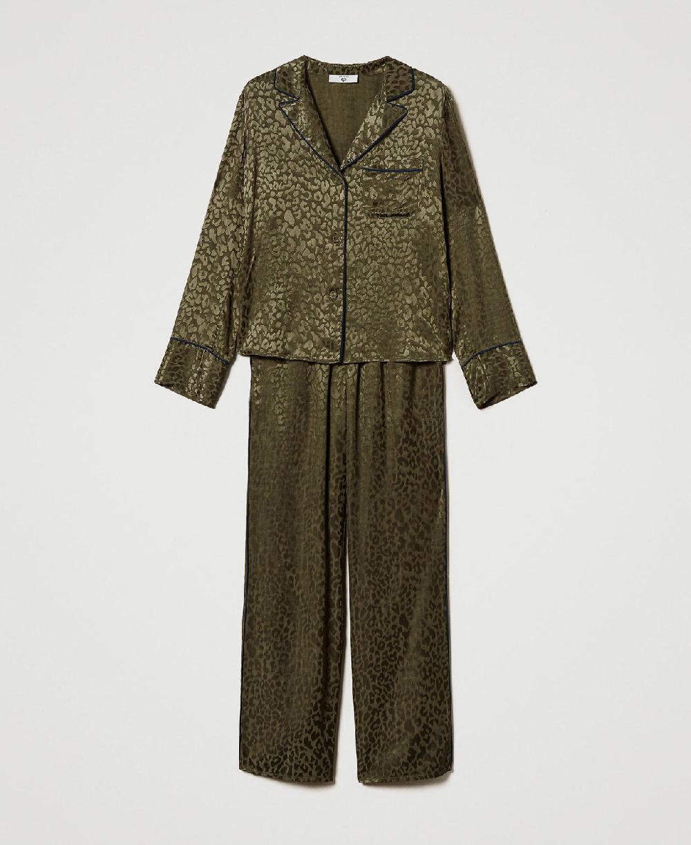 Scee by twin set Pigiama a uomo in raso jacquard