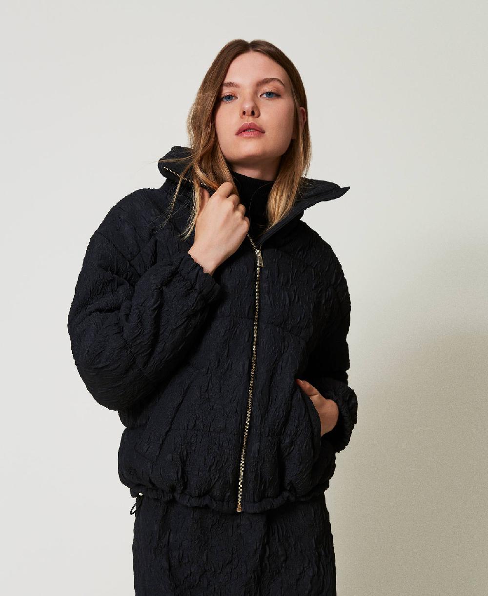 Scee By Twin Set Piumino Corto Goffrato