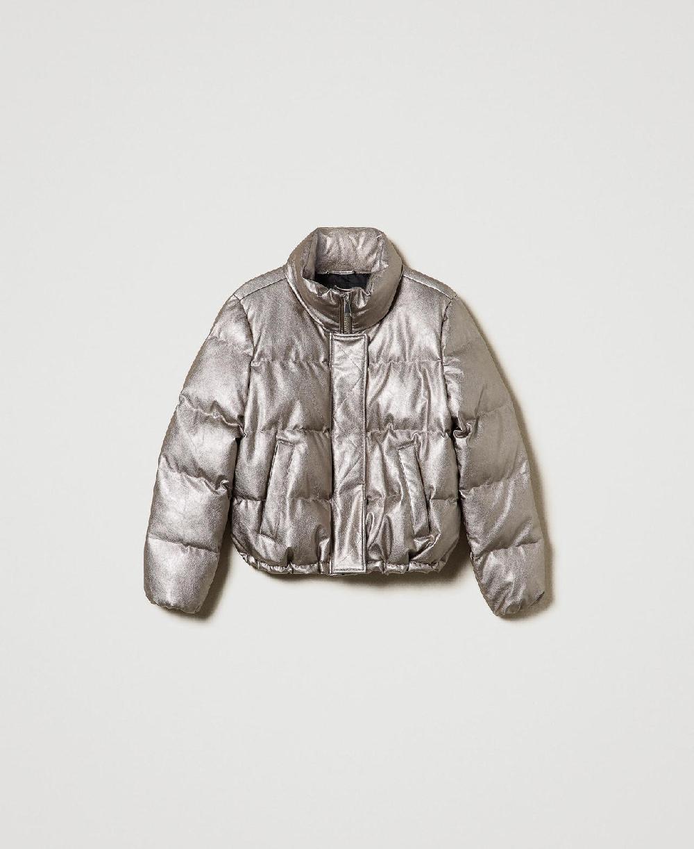 Scee by twin set Piumino corto laminato