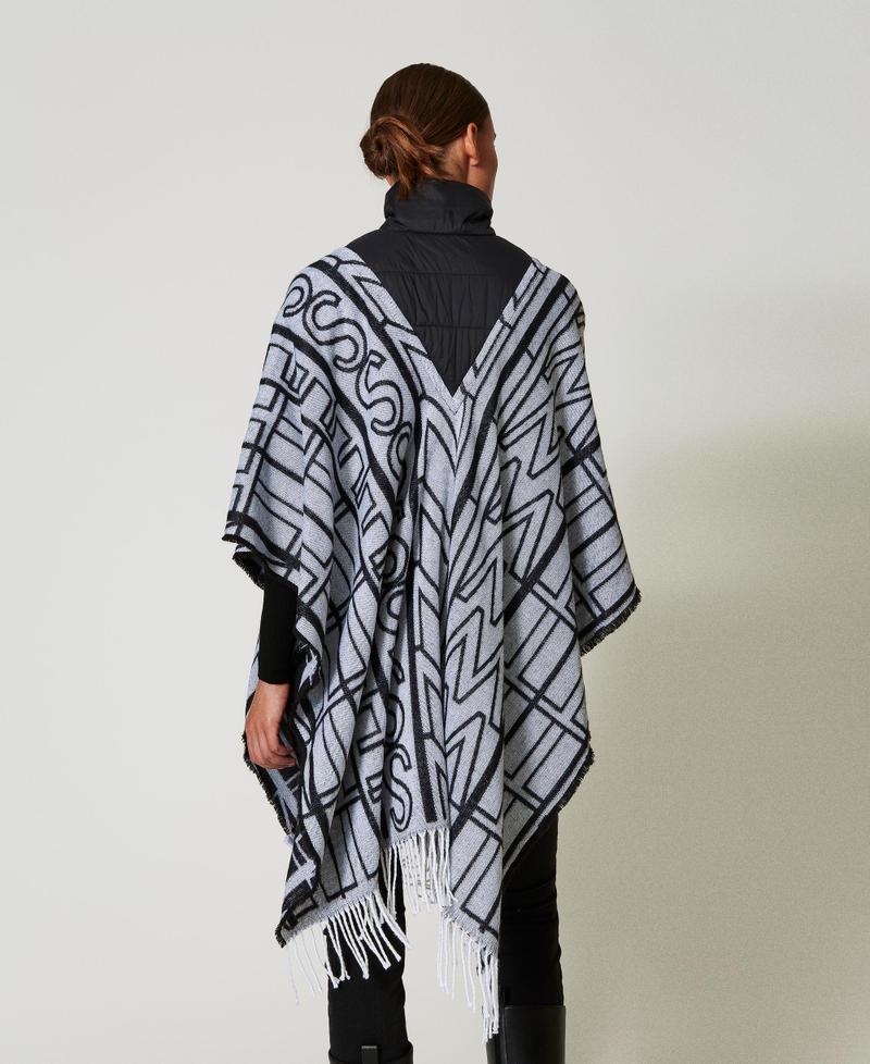 Scee By Twin Set Poncho Jacquard Con Logo