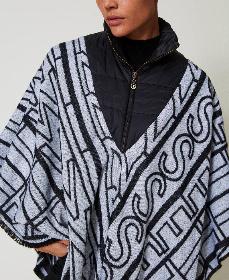 Scee By Twin Set Poncho Jacquard Con Logo