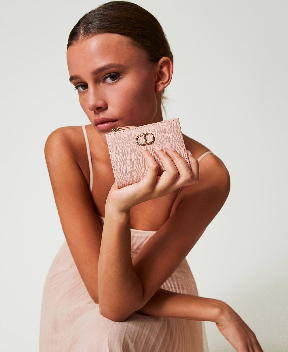 Scee by twin set Portafoglio con zip e Oval T