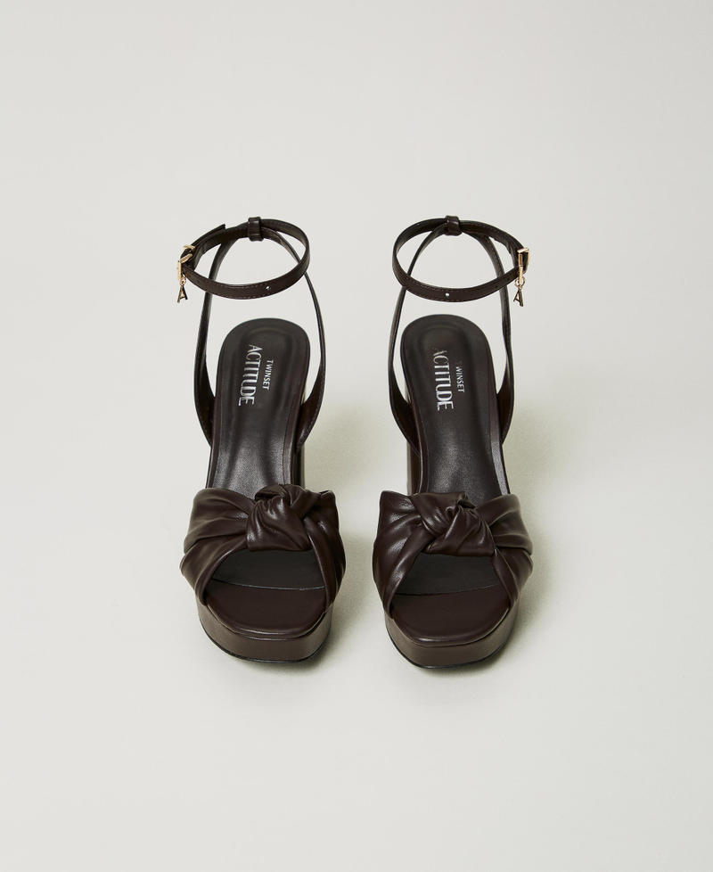 Scee By Twin Set Sandali Platform Con Nodo