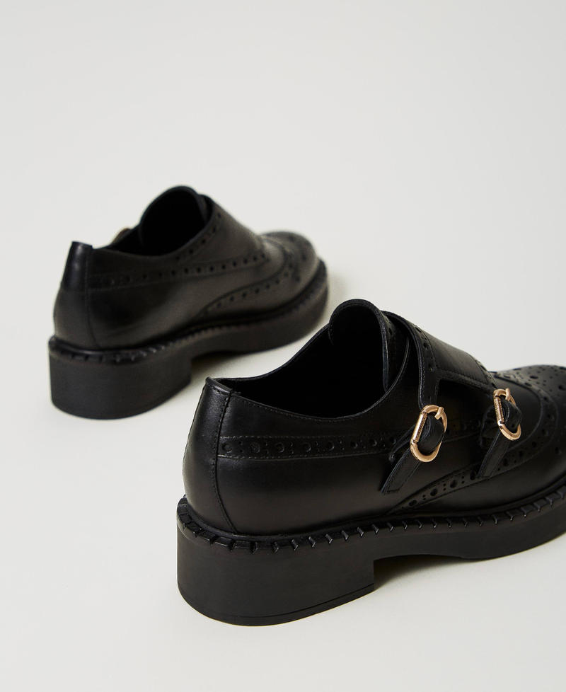 Scee By Twin Set Scarpe In Pelle Con Cinturini