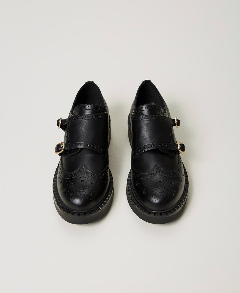 Scee By Twin Set Scarpe In Pelle Con Cinturini