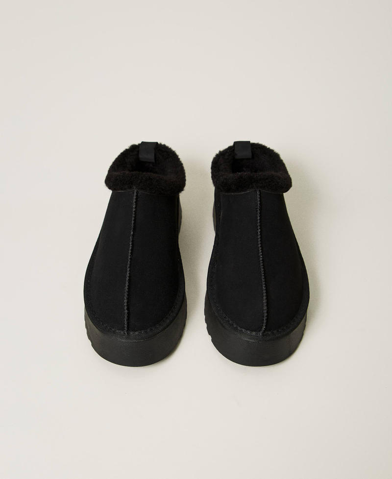 Scee By Twin Set Scarpe Sabot Con Faux Fur